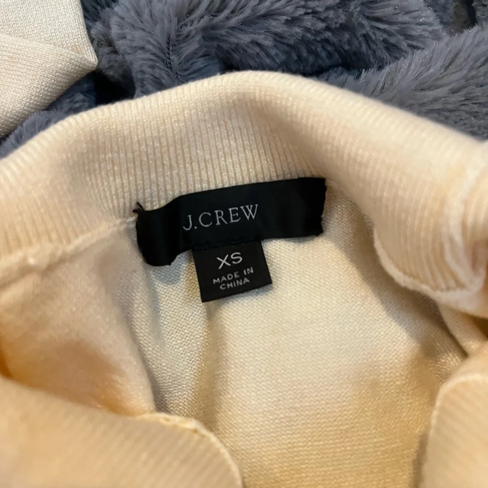 J. Crew Silk Blend Mock Neck Sweater